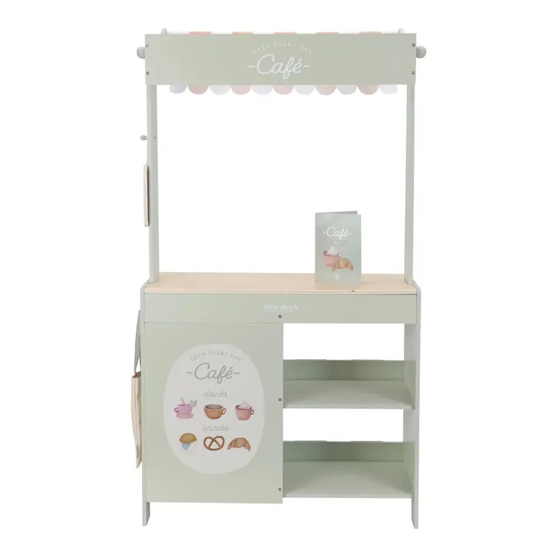 Chiosco Bar Verde - Wooden Market Stall Green Essential (LD2506)