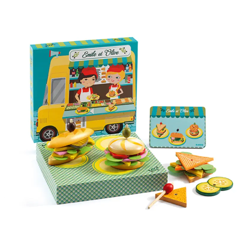 CIBO GIOCO, BURGER EMILE E OLIVE