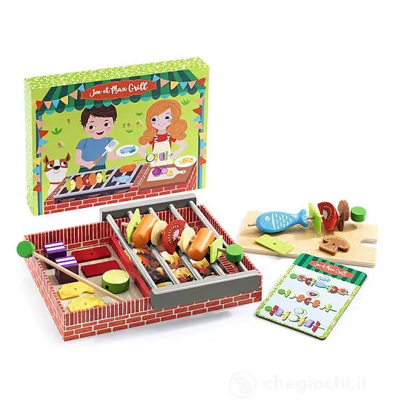 CIBO GIOCO, SET GRILL JOE ET MAX
