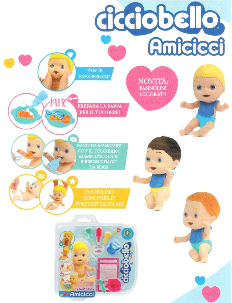 Cicciobello Amicicci Food Time Serie2