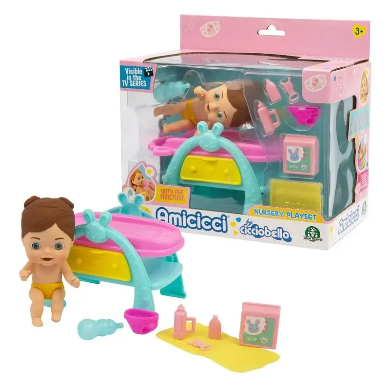 Cicciobello Amicicci Nursery Time Pipi' - Giochi Preziosi