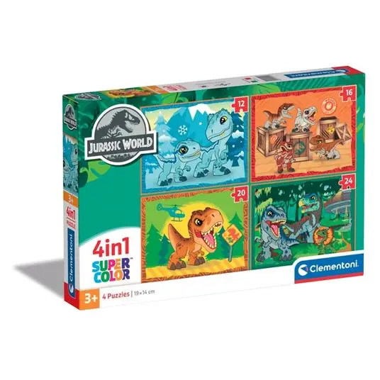 Clementoni 4in1 Puzzle Jurassic World