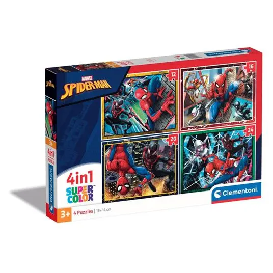 Clementoni 4in1 Puzzle Spiderman