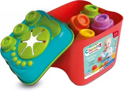 Clementoni Baby Clemmy Secchiello Sensoriale Blocchi Morbidi Tattili