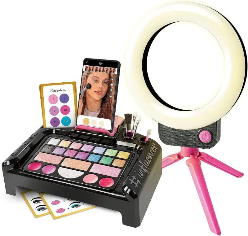 Clementoni Crazy Chic Trousse Make-up Studio, Grande set Cosmetici per Bambine 18744