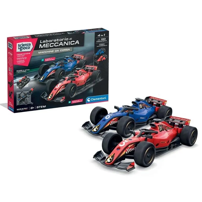 Clementoni Macchine Da Corsa 2 in 1 costruzioni