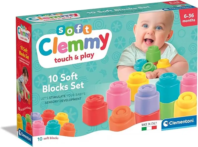 Clementoni - Mattoncini Costruzioni Morbide Soft Clemmy