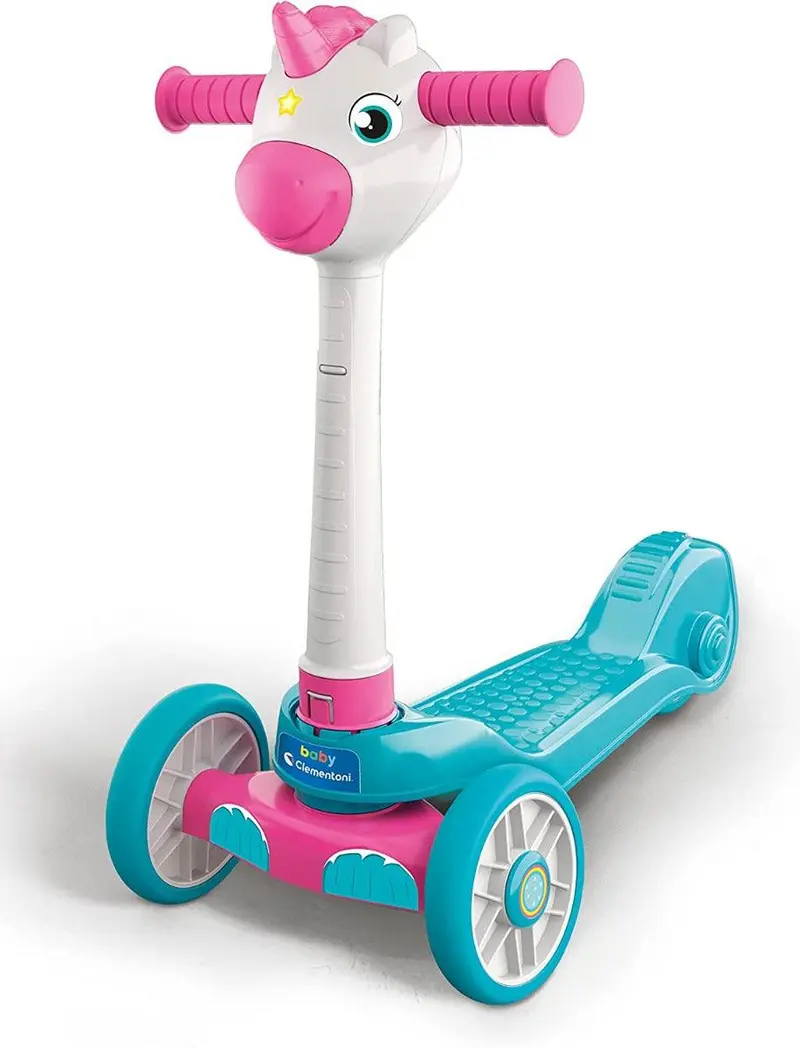 Clementoni - Push Scooter Unicorno