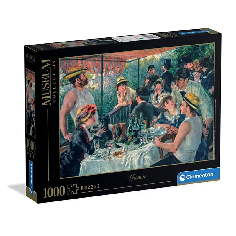 Clementoni Puzzle 1000 Hqc Museum Luncheon Of The Boating Party - Renoir