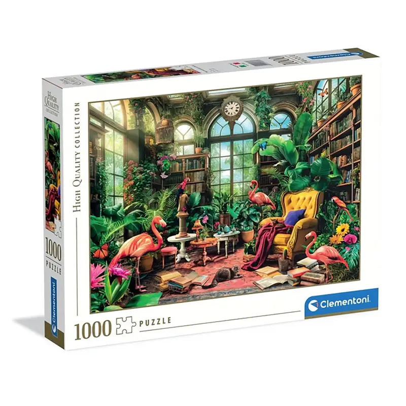 Clementoni Puzzle 1000 Hqc The Greenhouse Library