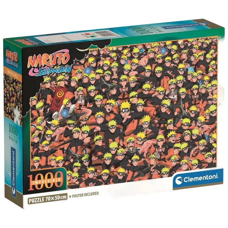 Clementoni Puzzle 1000 Pezzi Impossible - Naruto