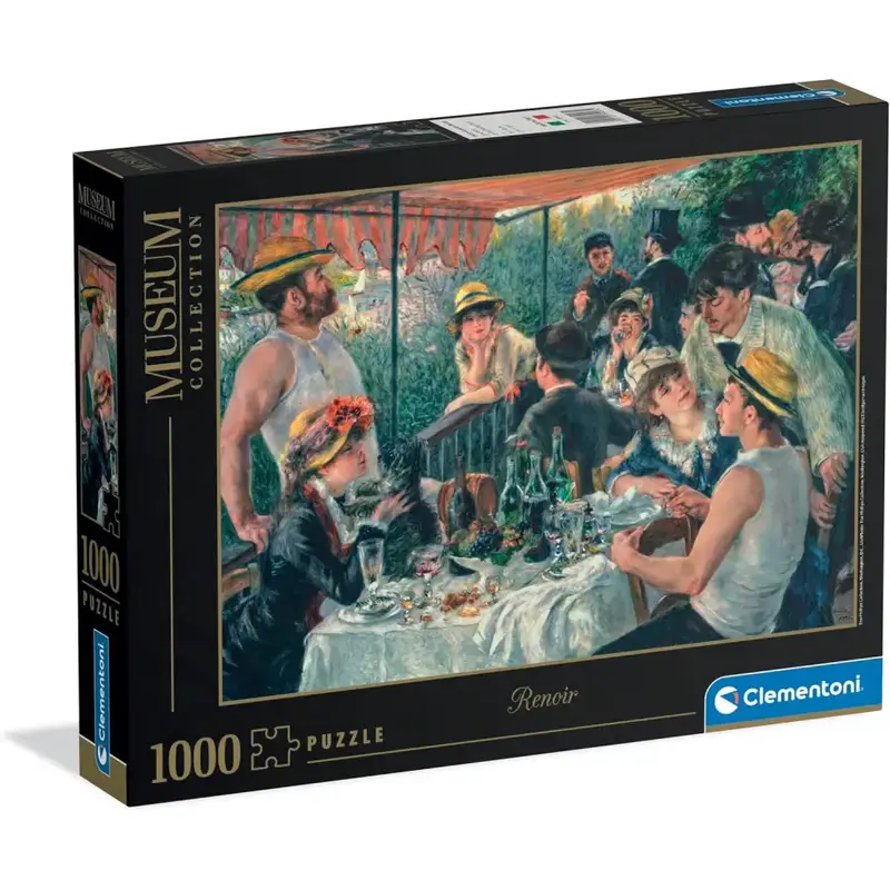Clementoni Puzzle 1000 Pezzi “Pranzo dei Canottieri” Renoir