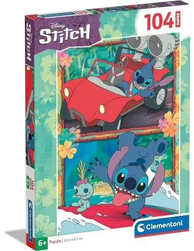 Clementoni PUZZLE 104 Pezzi Super - STITCH ETA 6+