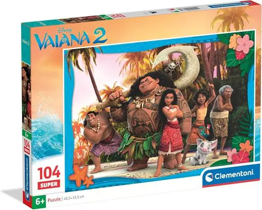 Clementoni Puzzle 104 Super Disney Vaiana 2