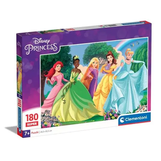 Clementoni Puzzle 180 pezzi Super Principesse disney