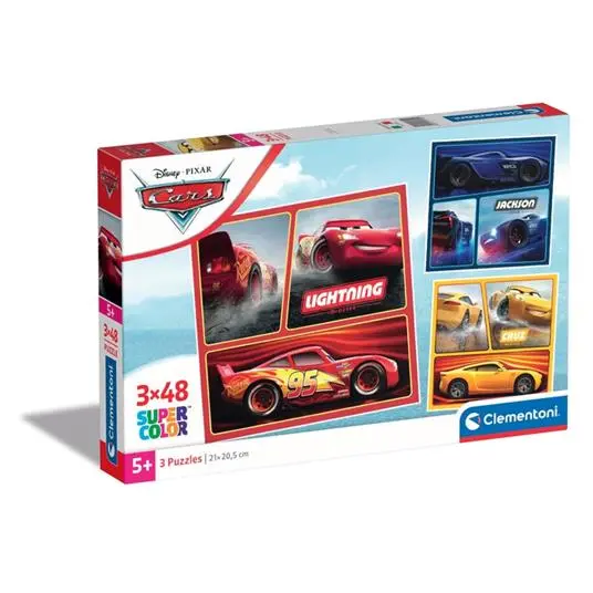 Clementoni Puzzle 3x48 Square Cars