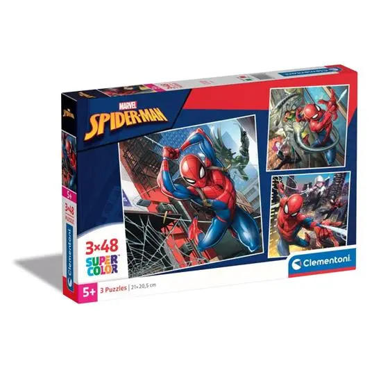 Clementoni Puzzle 3x48 Square Marvel Spiderman