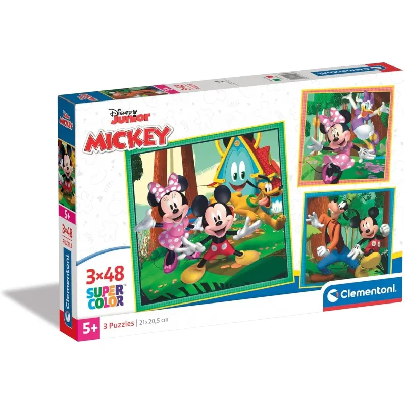 Clementoni Puzzle 3x48 Square Mickey And Friends