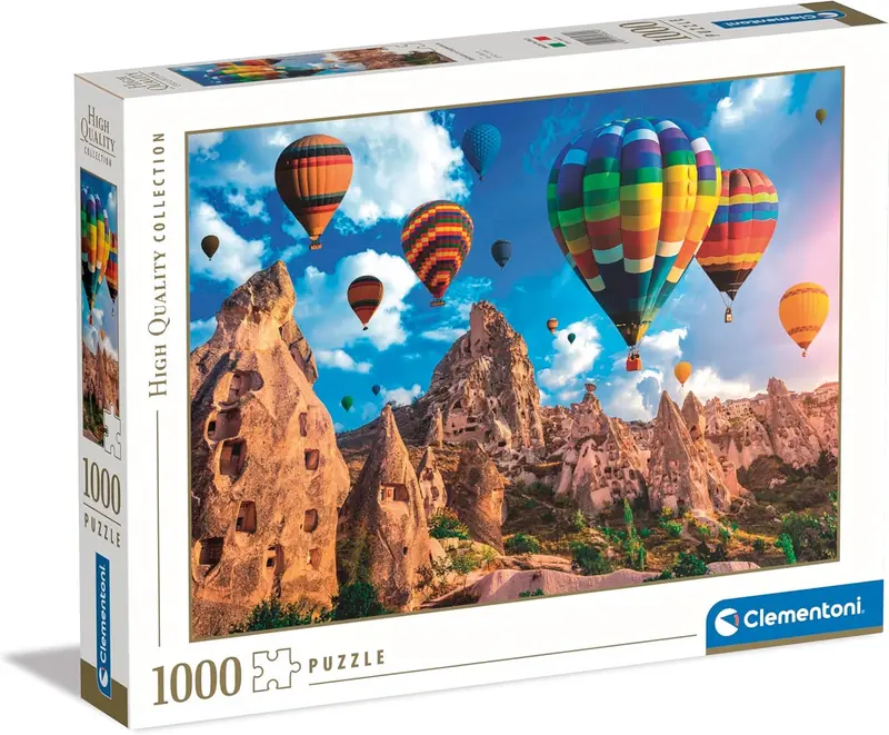 Clementoni- Puzzle Collection - Balloons In Cappadocia - 1000 Pezzi