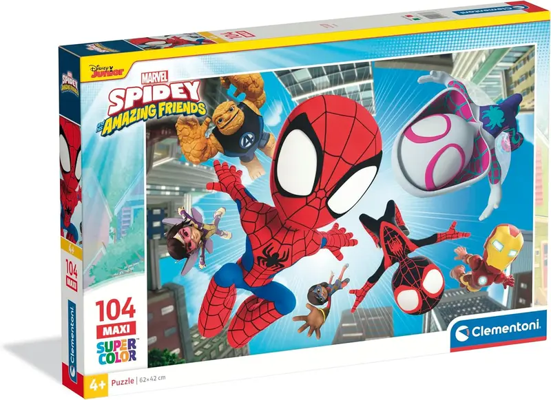 Clementoni - Puzzle Per Bambini 104 Pezzi Supercolor