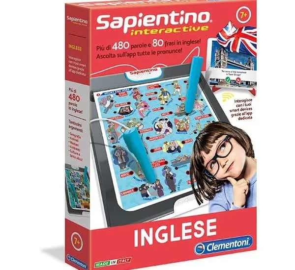 Clementoni- Sapientino interattivo Inglese