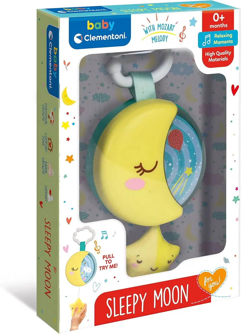 Clementoni Sleepy Moon Carillon Musicale per Culla