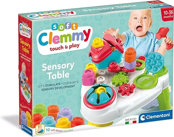 Clementoni Soft Clemmy - Touch & Play Sensory Table