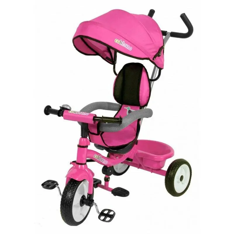 Colibri' - Triciclo Colibrino Rosa Con Maniglione Direzionabile - 00118005