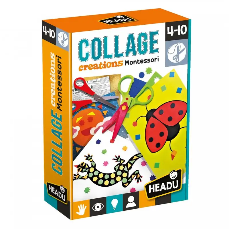 Collage - creazioni in carta - Montessori