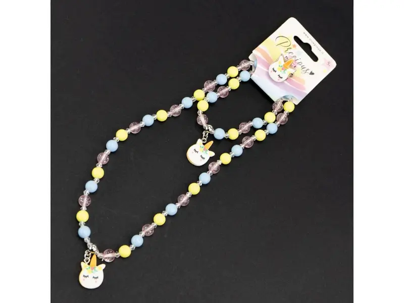 Collana, Bracciale e Anello Bambina Unicorno