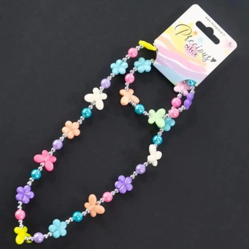 Collana e Bracciale Bambina Butterflies, Parure a tema Farfalle