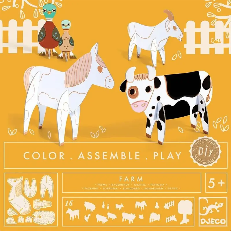 Colora, assembla e gioca