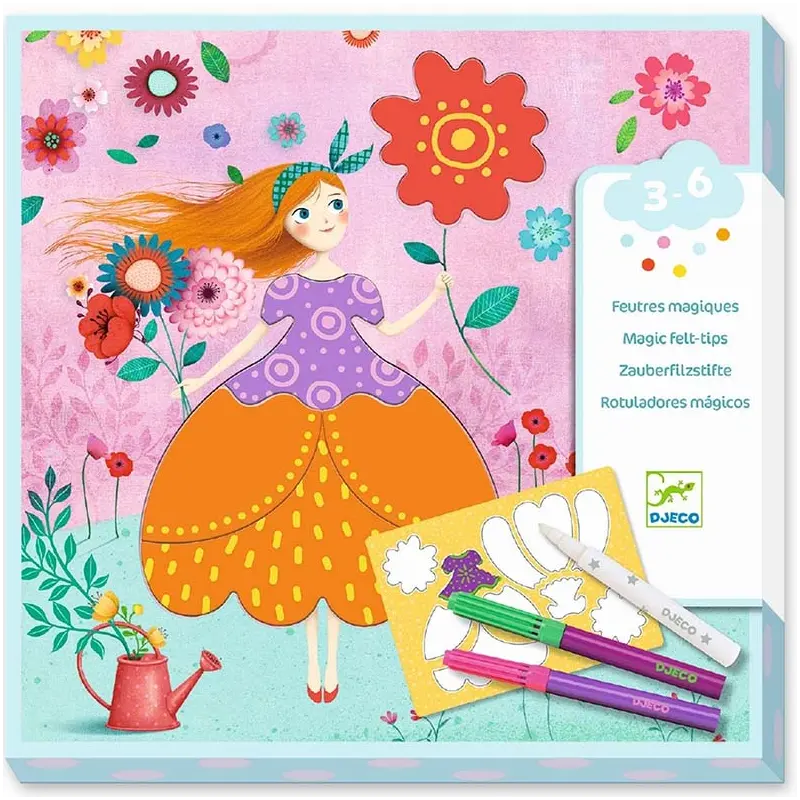 COLORA CON PENNARELLI MAGICI