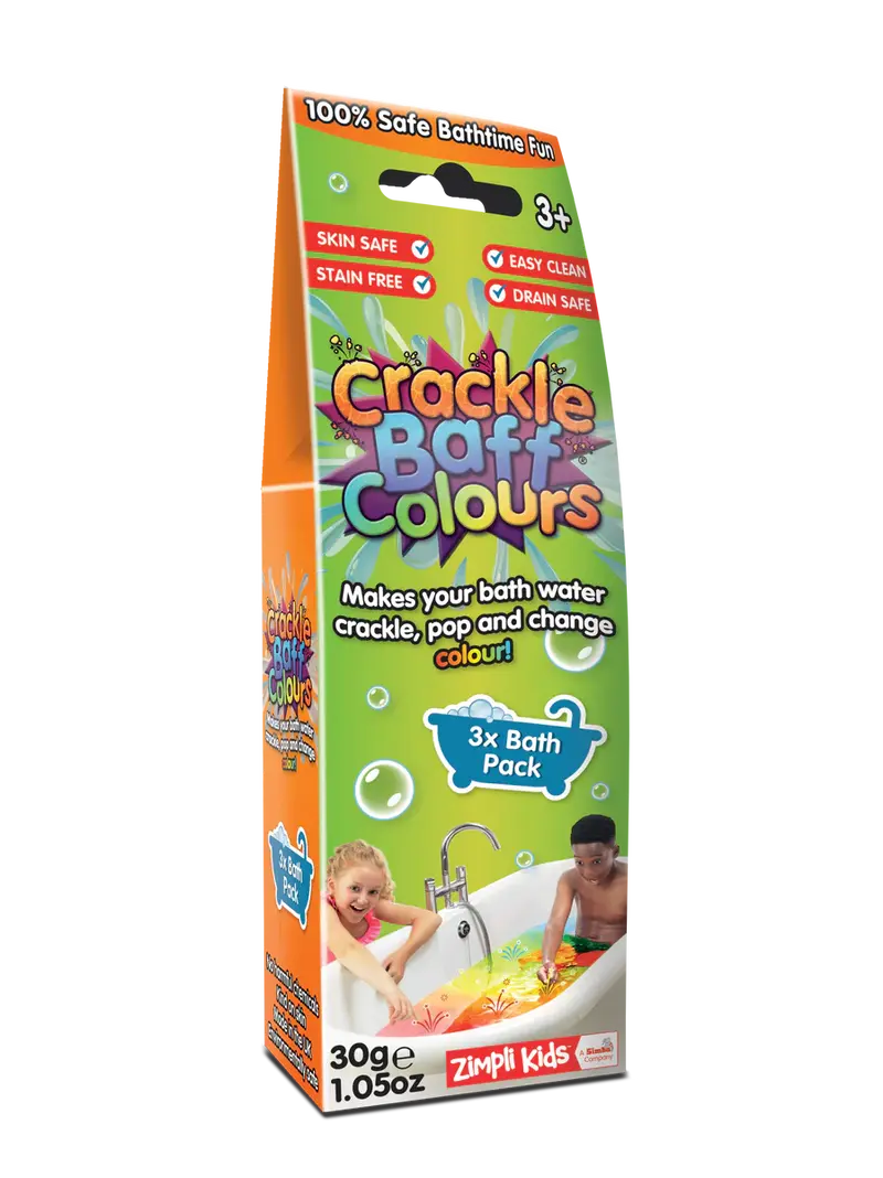 Colori per il Bagno Crackle Baff Colours, 3 bagni - Zimpli Kids - Art. 6043