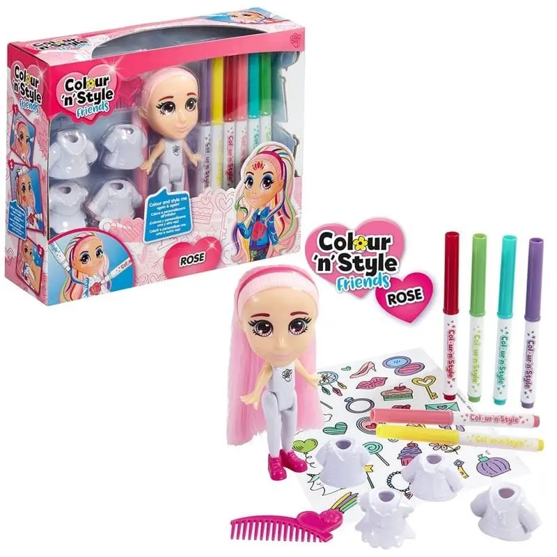 Colour n Style Friends, Bambola Rose Deluxe