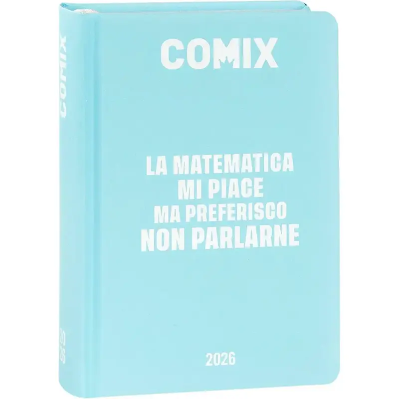 COMIX - Diario Mignon Plus Giornaliero 16 Mesi, Diario Scuola 2026-2026