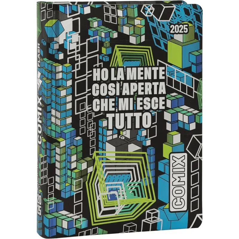 COMIX Flash Agenda Diario 12 Mesi Scuola 2024-2025 Blu