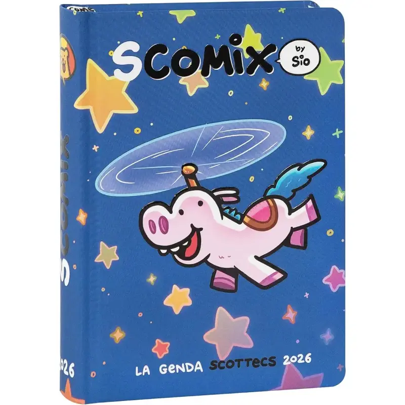 COMIX UNICOTTERO Scottecs by Sio - Agenda Scolastica 16 Mesi 2025-2026