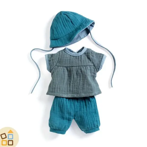 COMPLETO POMEA 3 PZ, AZZURRO ESTATE
