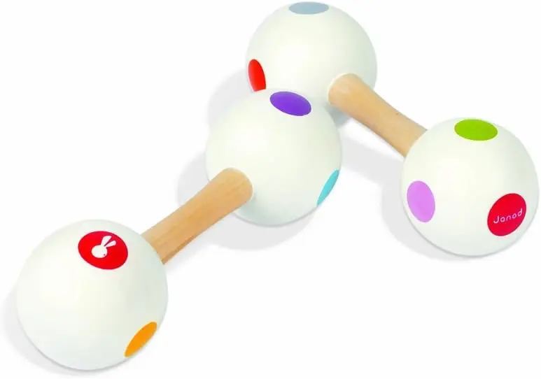 Confetti - Maracas Barbell Janod