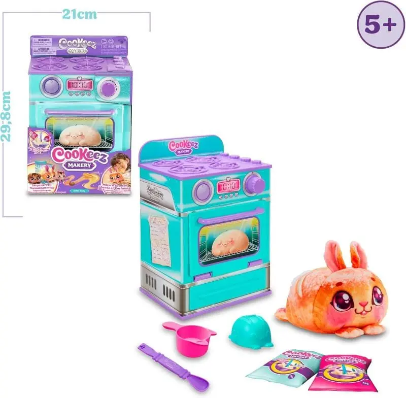 Cookeez Makery Forno, Crea un Delizioso Peluche Profumato e Interattivo- Giochi Preziosi