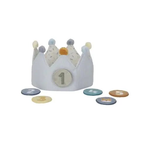 Corona di Compleanno Blu con Numeri - Birthday Crown with Numbers Blue (LD4516)