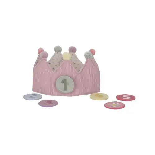 Corona di Compleanno Rosa con Numeri - Birthday Crown with Numbers Pink (LD4515)