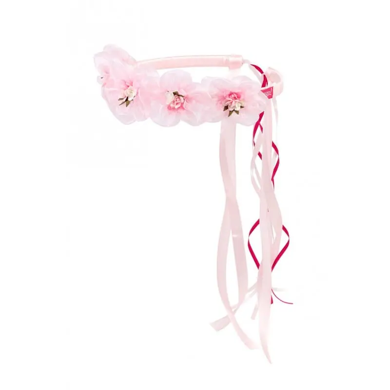 Coroncina Nastri Claire, Rosa