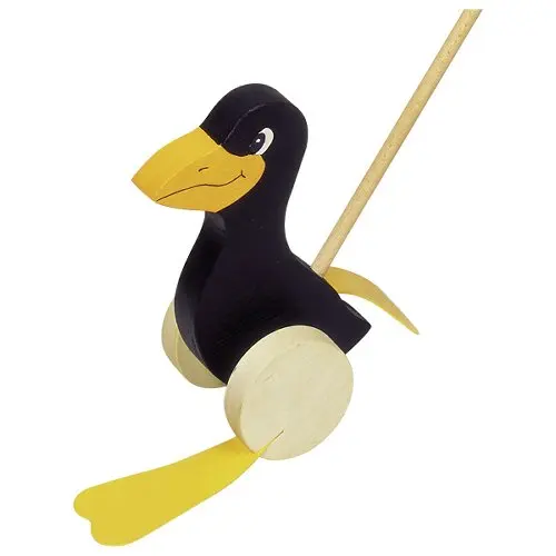Corvo in Legno Spingi Spingi - Goki - Art. 54997