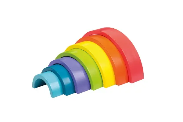 Costruzione in legno Arcobaleno - Jouéco - Art. 80081