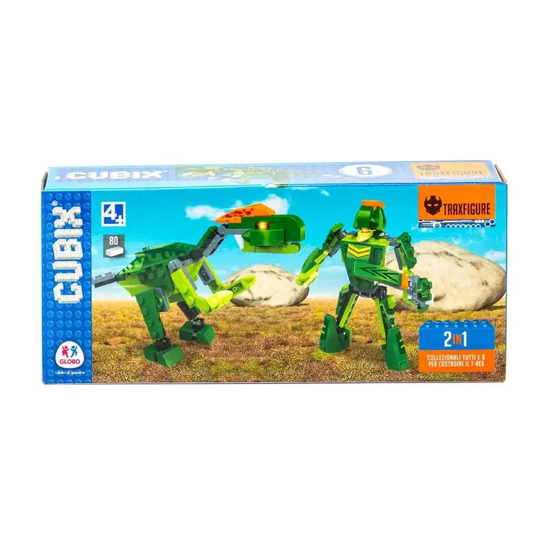 Costruzioni Cubix Dinosauri 6 in 1