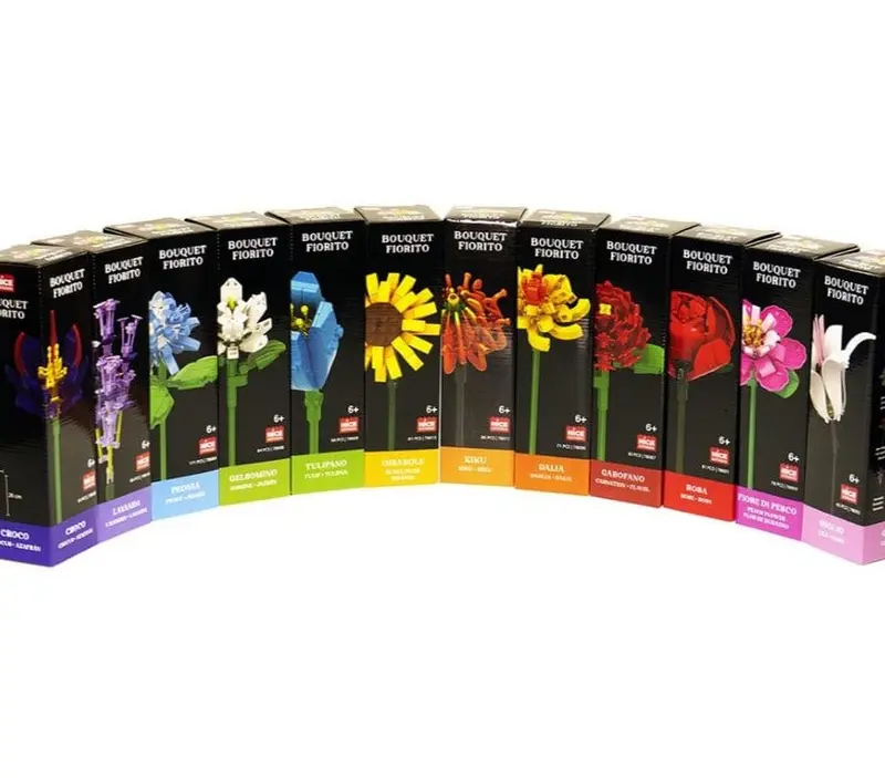 Costruzioni Fiori, Mattoncini Flowers assortiti