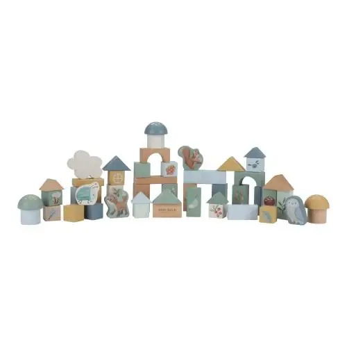Costruzioni in Legno Forest Friends Blocchi - Building Blocks Blue Forest Friends (LD7245)
