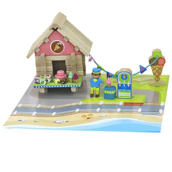 COSTRUZIONI IN LEGNO, GELATERIA (60 PZ)